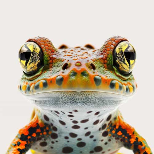 Harlequin Frog - Poster